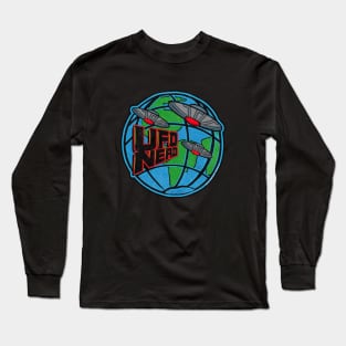 UFO NERD (Retro Distressed) Long Sleeve T-Shirt